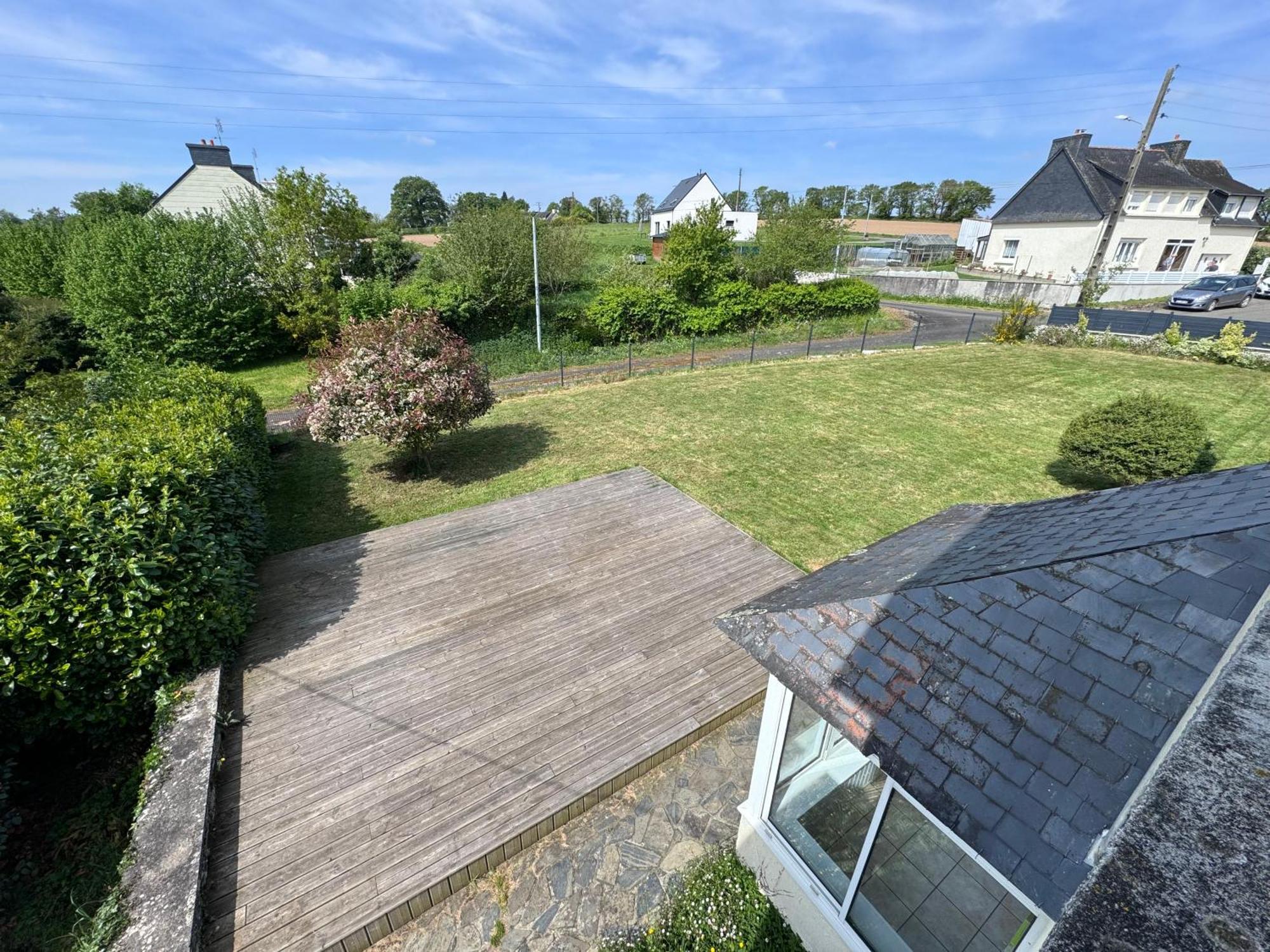 Gite De Kerg'O Cléden-Poher Exteriör bild